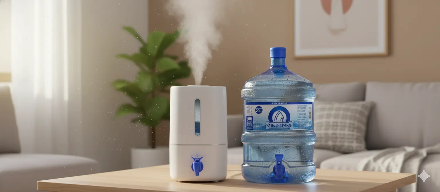 ¿Por qué el agua purificada es la mejor opción para tu humidificador de aire?