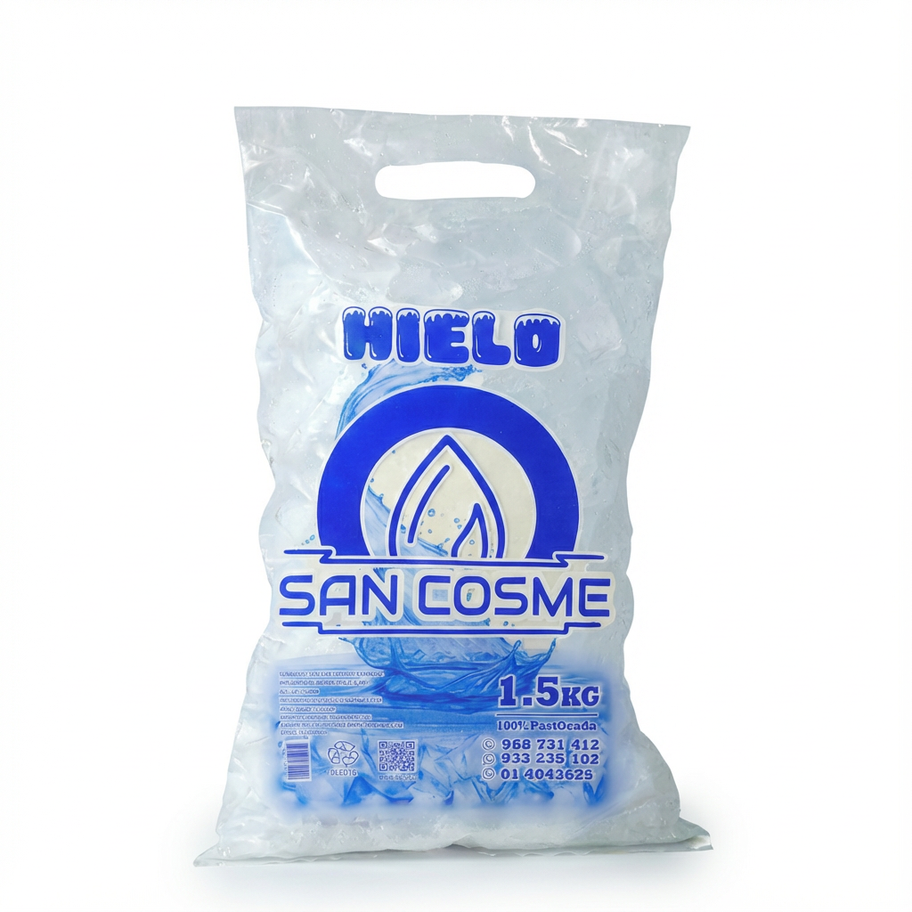 Firefly Gemini Flash Genera la presentacion del producto para el producto de 1.5 kg de Hielo. Una foto c 585930